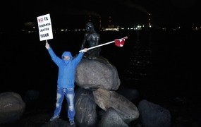 Prvi Pegidini protesti tudi na Danskem; v Oslu s snežnimi kepami nad protestnike
