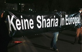 Mirnim protestnikom Pegide na Dunaju nagajali levičarji in muslimani