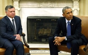 Obama in Abdulah po sežigu jordanskega pilota še bolj odločna v boju proti IS