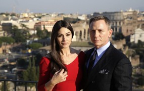 Daniel Craig v Rimu na snemanju novega Bondovega filma