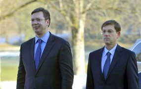 Srbski premier Vučić pri Cerarju: Problemov praktično ni 