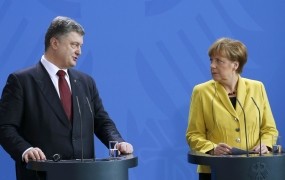 Merklova odločna: Nemčija ne bo priznala odcepitve Krima
