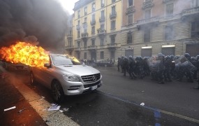 Italijansko tožilstvo nad protestnike, ki so divjali ob odprtju Expa