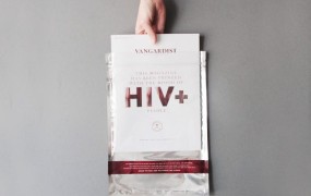 Avstrijska revija natisnjena s krvjo okuženih s hivom
