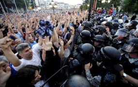V Skopju danes velik protivladni protest