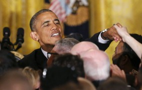 Obama ne mara razgrajačev: Ne prekinjajte me v moji hiši!