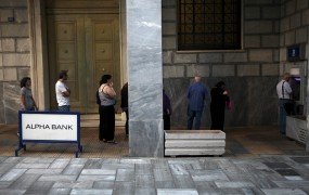 Grške banke bodo zaprte do ponedeljka