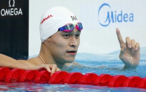 Kitajski plavalni prvak užaljen zaradi stalnih vprašanj o dopingu