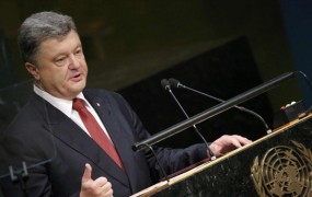 Porošenko v ZN Rusijo obtožil hinavščine