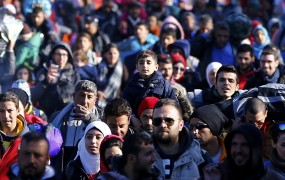 Sredi tedna prihaja od 20.000 do 30.000 migrantov