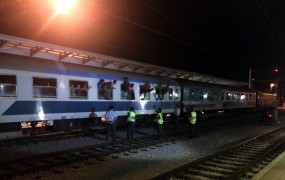 V Dobovo ponoči prispela dva vlaka, v četrtek skupno sedem vlakov z več kot 7600 tujci