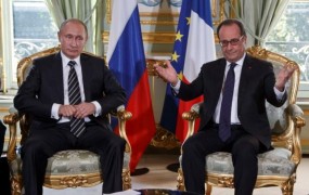Putin in Hollande z dogovorom o sodelovanju v Siriji