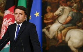 Renzi izključuje možnost italijanskega vojaškega posredovanja v Siriji