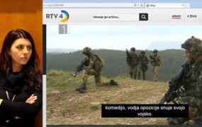 Jelena Aščić laže o Janševi vojski, nato pa se okliče za žrtev sovražnega govora