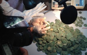 Antični zaklad: pri Sevilli našli več kot pol tone rimskih kovancev