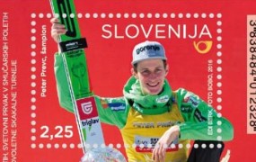 Pošta Slovenije se je Petru Prevcu poklonila z znamko