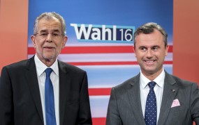 Predsedniške volitve v Avstriji: Hofer in Van der Bellen tesno skupaj