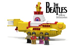 Beatli in njihova rumena podmornica odslej tudi iz lego kock
