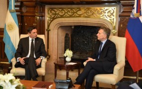 Borut Pahor na prvem slovenskem predsedniškem obisku v Argentini