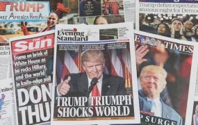 Trump zmagal, mediji histerični: "Ameriški psiho" in "Konec sveta"!