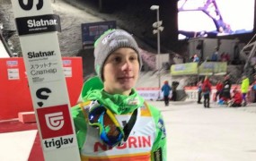 Domen Prevc zmagal v Klingenthalu, Peter Prevc šele na 22. mestu