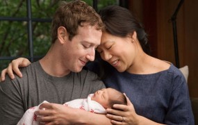 Šef Facebooka Mark Zuckerberg bo drugič oče