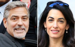 George in Amal Clooney dobila dvojčka: punčko Elle in fantka Alexandra