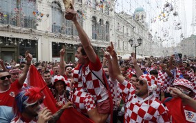 Hrvati žalostni, a vseeno ponosni na svoje "ognjene"