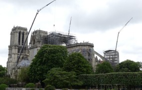 Nadaljuje se obnova pogorele katedrale Notre Dame
