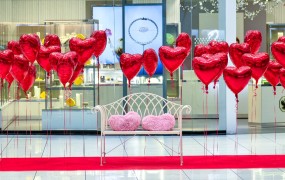 Od balonov do srčkov: uživajte v romantičnem vzdušju Cityparka