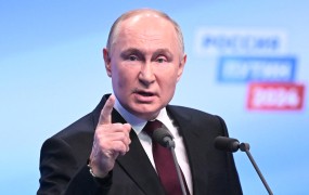 Še šest let: Putin dobil skoraj 90 odstotkov glasov