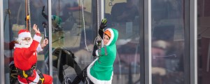 FOTO in VIDEO: Jana Morelj se je spustila z najvišje stavbe v Sloveniji