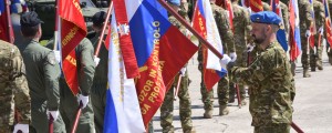FOTO: Na današnji slovesnosti ob dnevu Slovenske vojske spregovorili tudi o oklepnikih