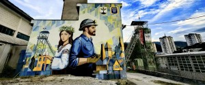 Mural prijateljstva ustvarile ukrajinske umetnice