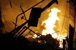 VIDEO: Eksploziji sledil požar