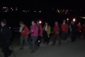 VIDEO: Nočni pohod na Trško Goro 