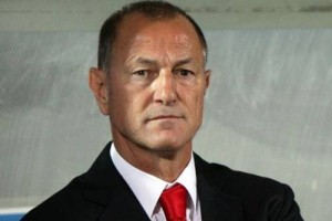 Albanski selektor Gianni De Biasi po tekmi v Stožicah, polnih albanskih navijačev