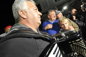 Zmagovalec lokalnih volitev Zoran Janković in poraženec Miro Cerar