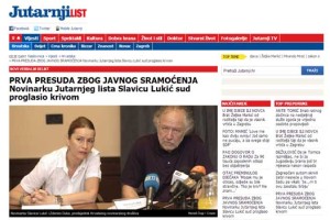 Hrvaški novinarji zahtevajo odpravo kaznivega dejanja sramotenja