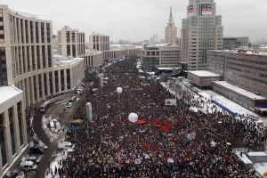 V Moskvi za »Rusijo brez Putina«