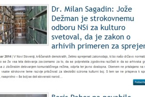 NSI še naprej skuša manipulirati s sodelovanjem Jožeta Dežmana