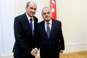 Janša napovedal slovensko-azerbajdžansko komisijo za krepitev sodelovanja