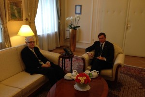 Pahor s Šturmom o imenovanju novega senata KPK