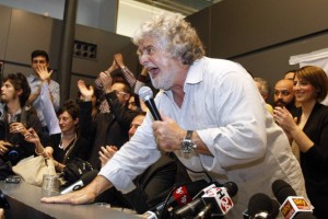 Grillo rešitev za italijansko politiko vidi v »nemški invaziji«