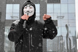 Anonymous napadel spletno stran SDS