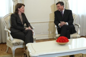 Pahor sprejel Bratuškovo in ministre nove vlade