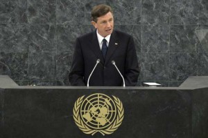 Pahor bo danes govoril na zasedanju Generalne skupščine ZN