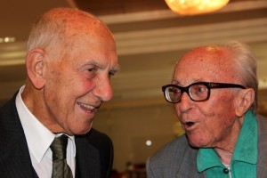 Stephane Hessel in Boris Pahor sta si prvič segla v roke