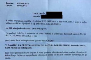 Janša na twitterju objavil poziv v zapor - na Dobu se mora zglasiti 20. junija