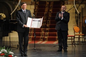 Predsednik Pahor v BiH nagrajen 
